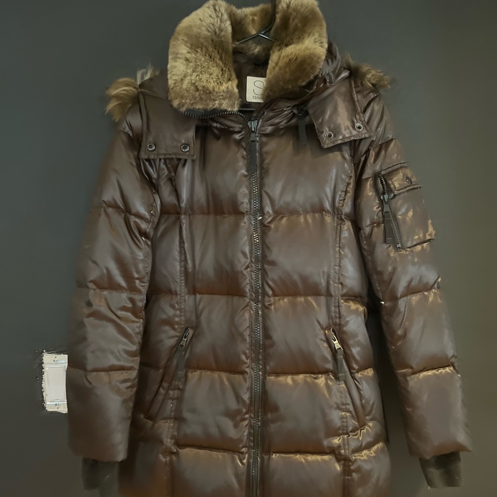 Beautiful Brown Down Puffer Coat